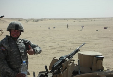 Craig Hall in Iraq