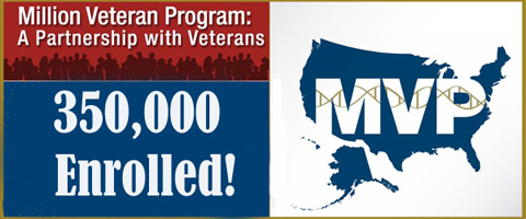 The Million Veteran Program Enlists 350,000th Recruit