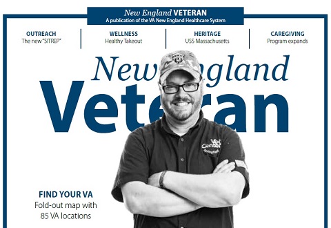 Image from the front cover of New England Veteran magazine