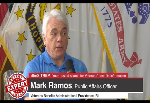 VA public affairs officer giving interview