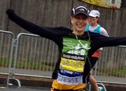 Jesse Gass at Boston Marathon