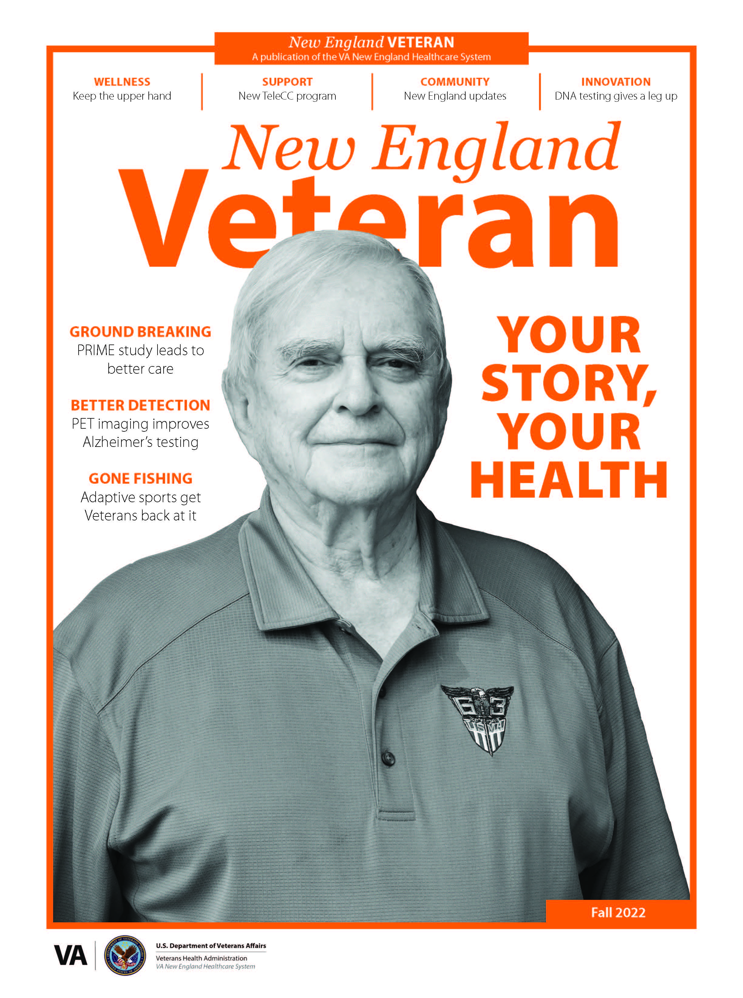 Cover photo of the Fall issue of the New England Veteran
